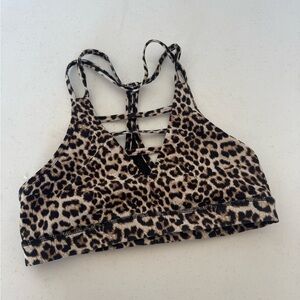 ZYIA Leopard Print Sports Bra